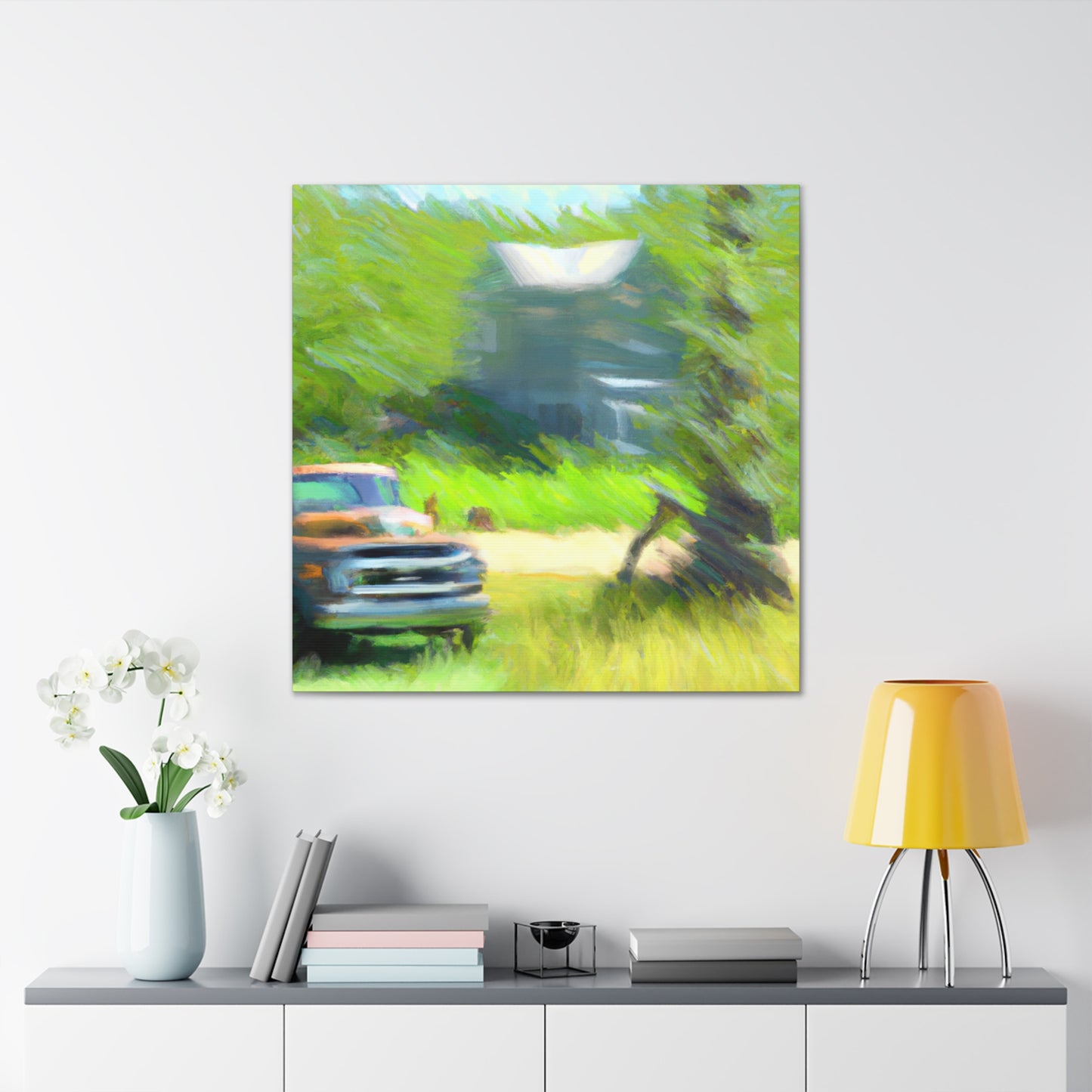 Old Pickup Trucks - Canvas