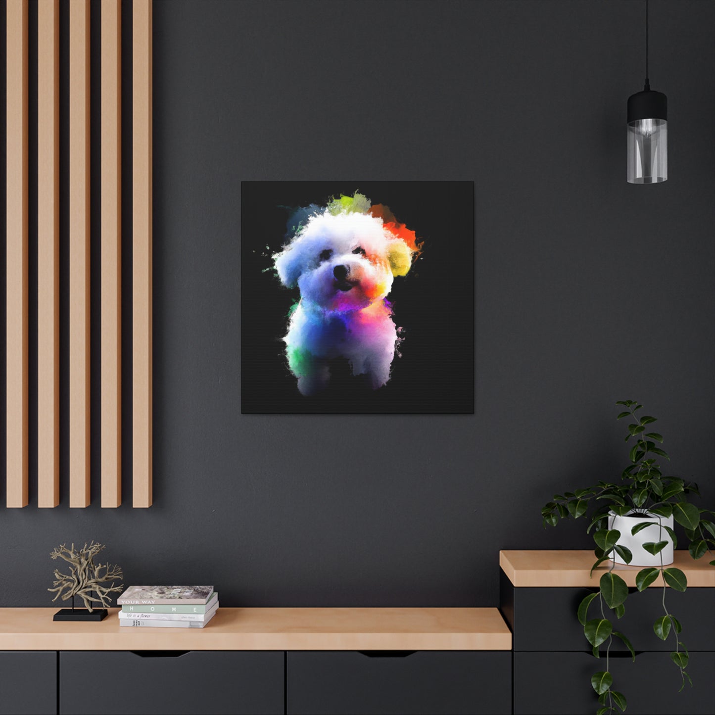 "Proud Bichon Frise" - Canvas