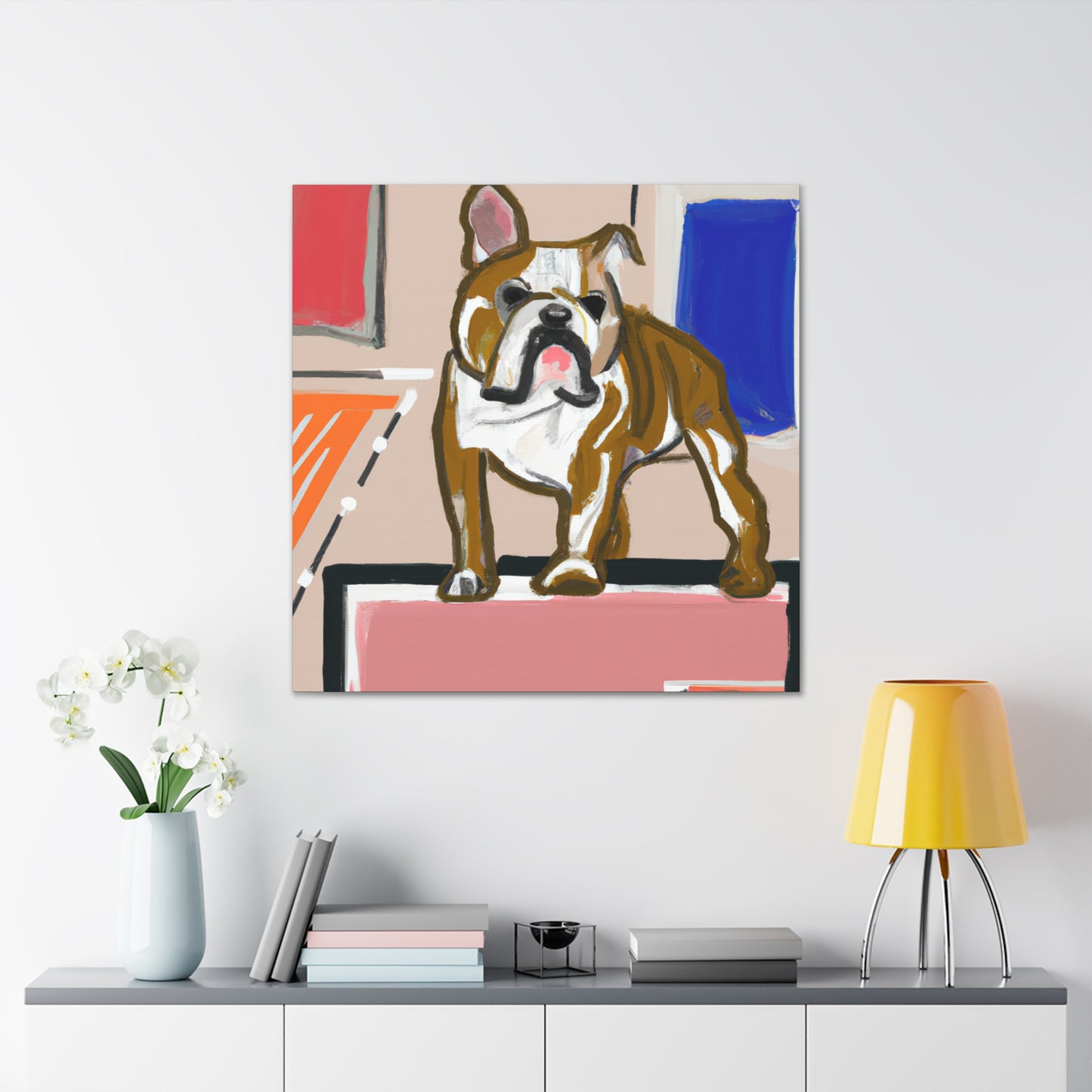 "Bulldog's Tenacity Paint." - Canvas