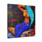 Mermaids in Moonlight - Canvas