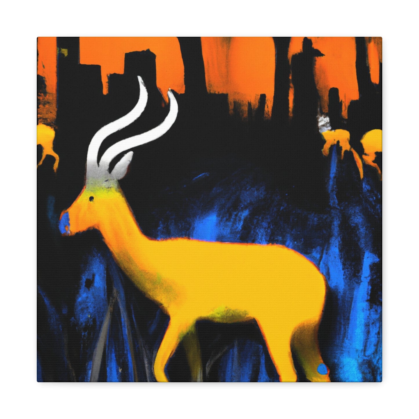 Gazelle Sunlit Majesty - Canvas