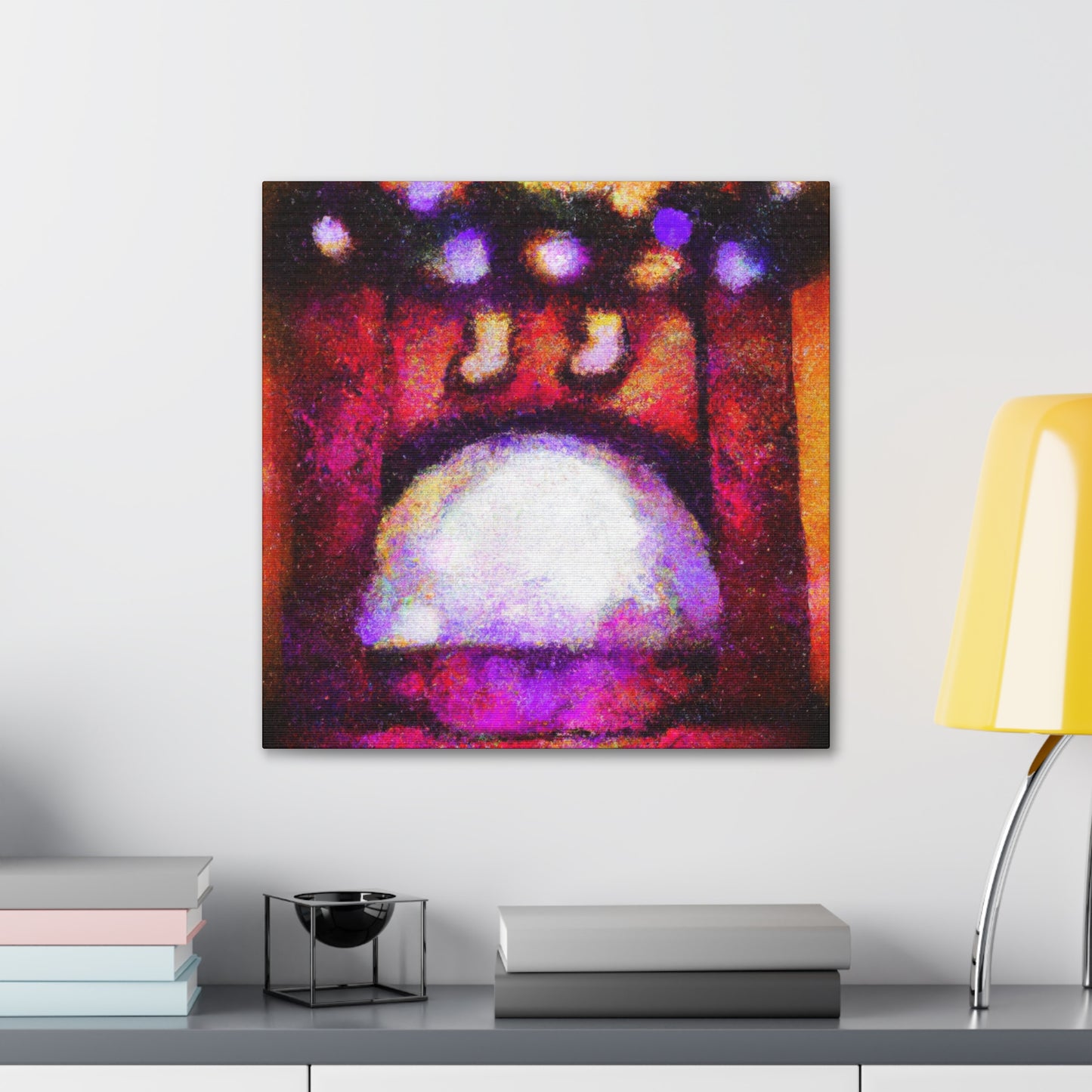 "Fire Hearth Refuge" - Canvas