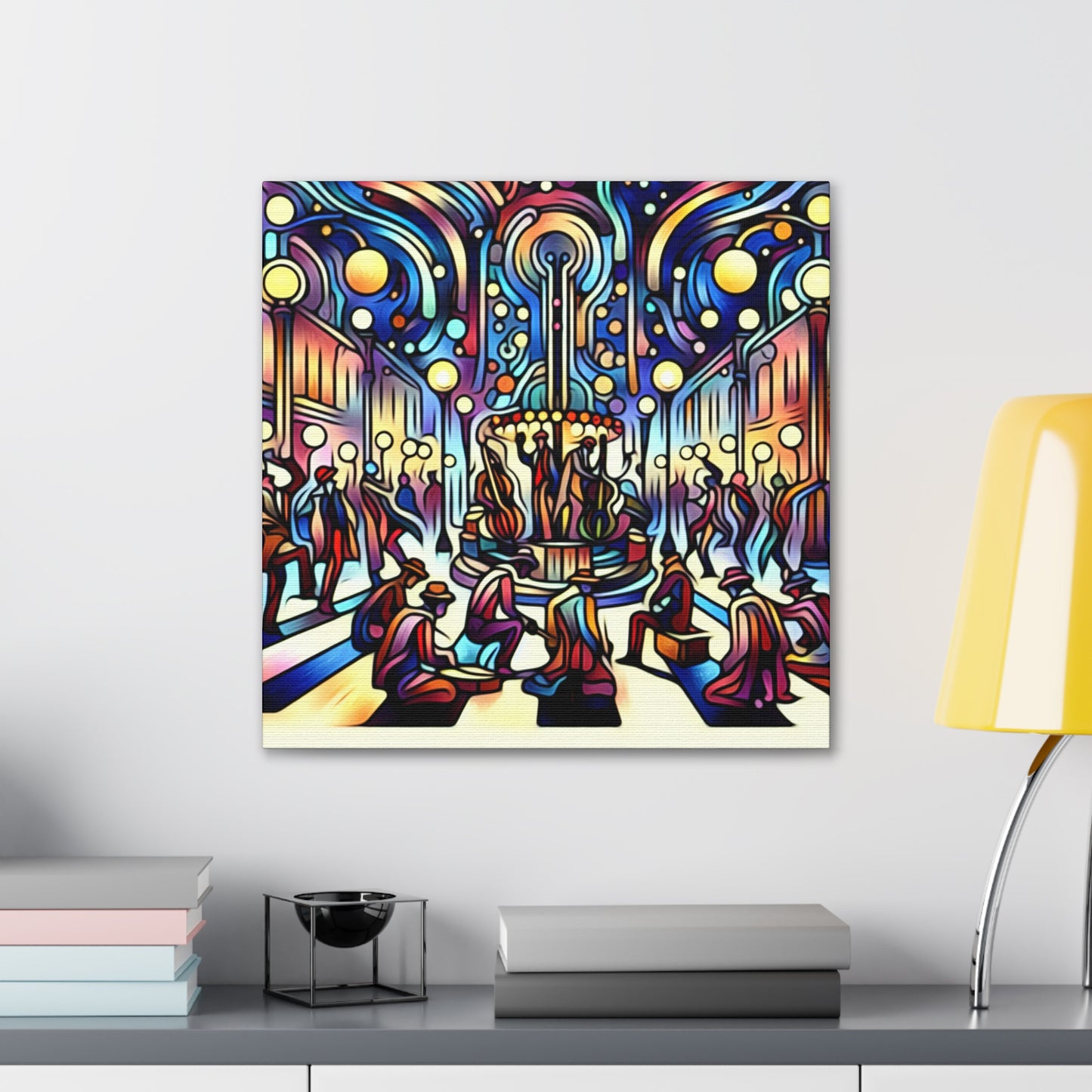 Enchanting Street Musicians - Canvas