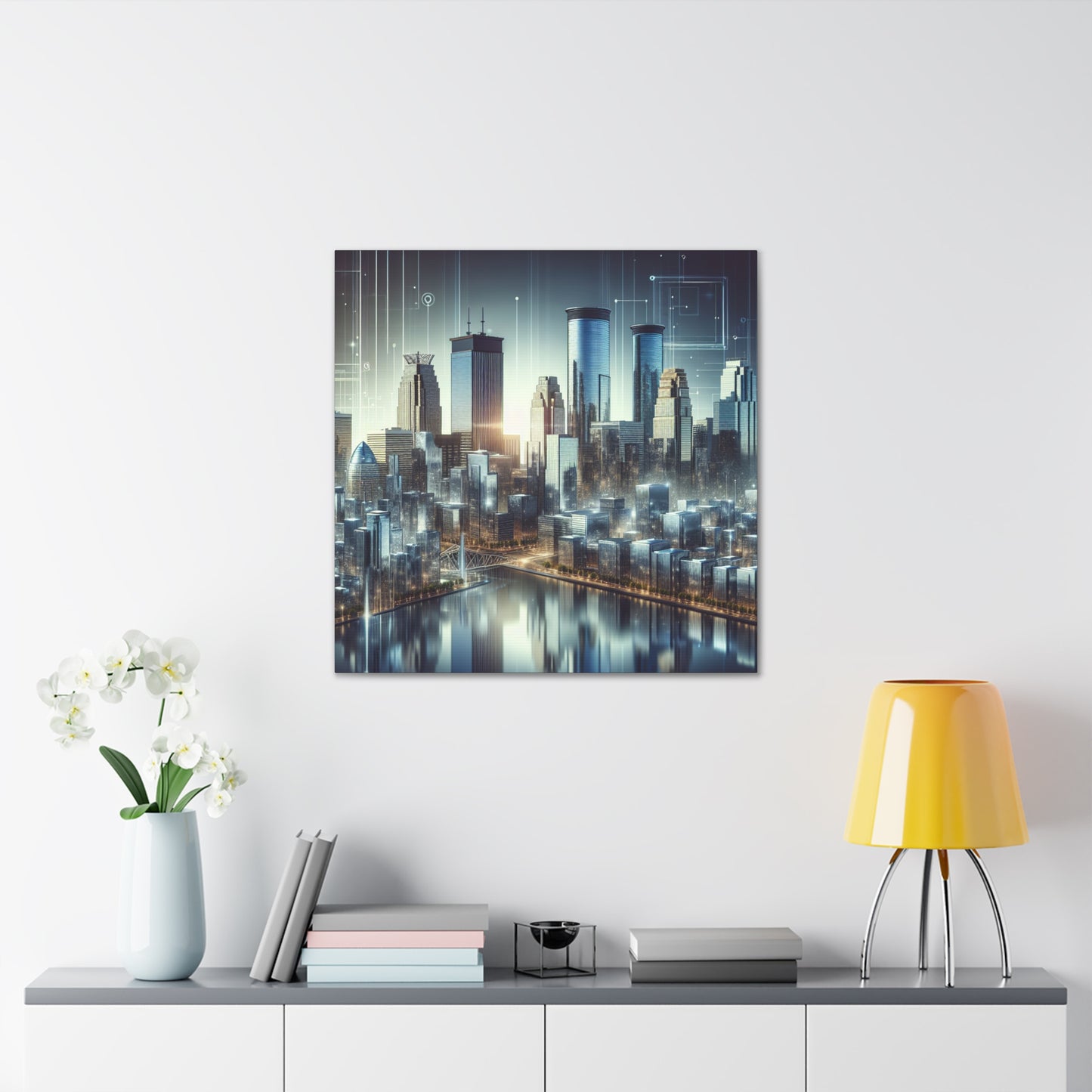 Urban Mirage Unveiled - Canvas