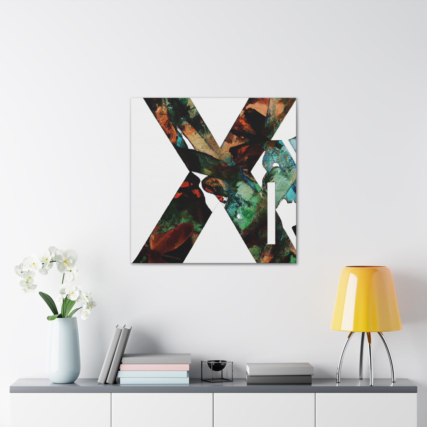 X Improvisation Abstract - Canvas