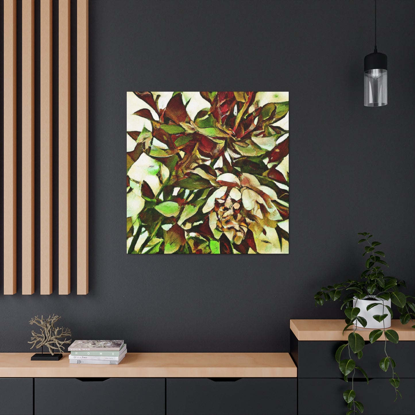 "Peony: A Delight" - Canvas