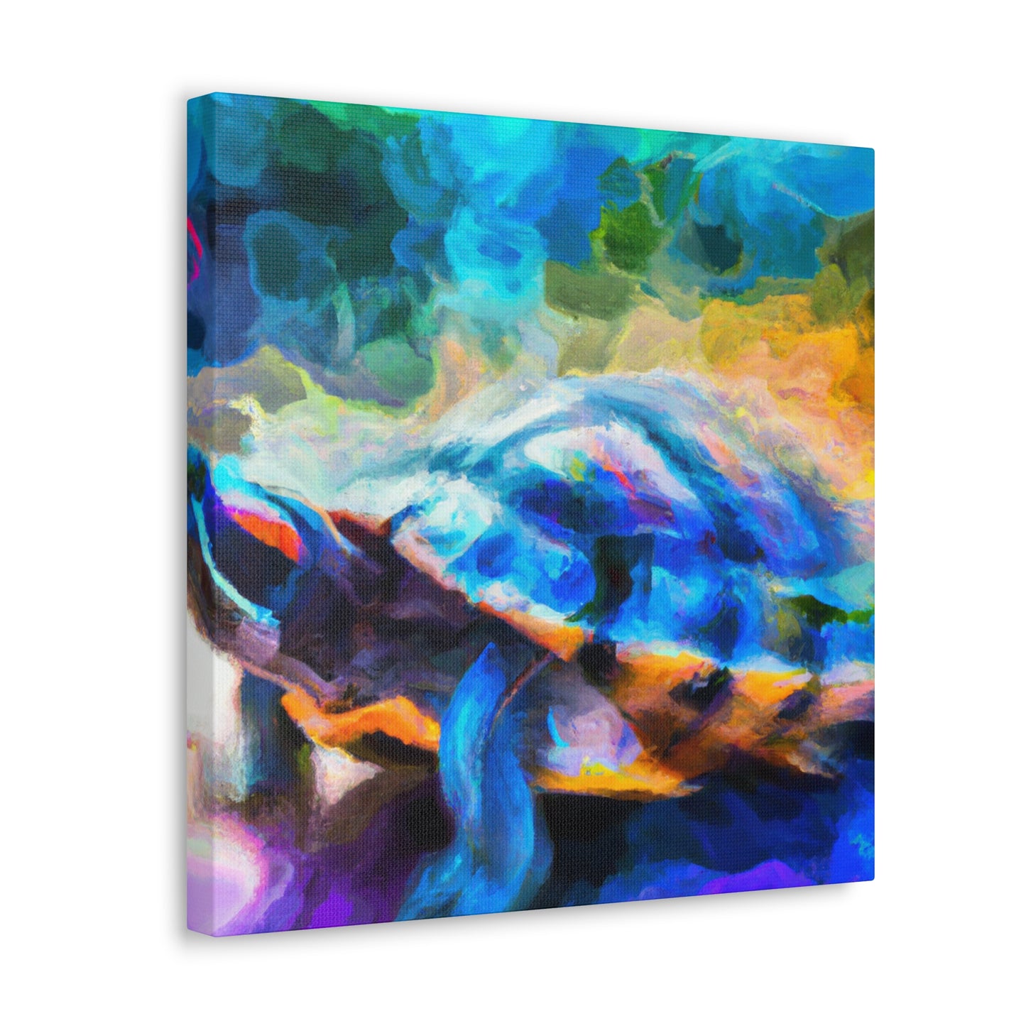 Box Turtle Paradoxical Art - Canvas