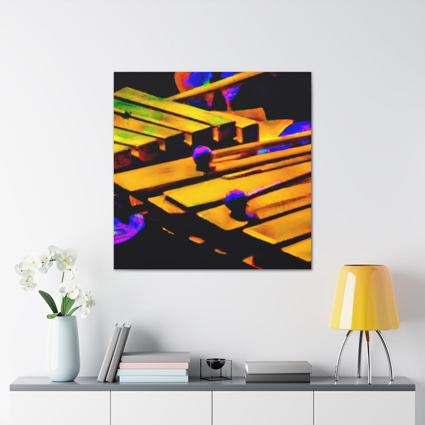 Xylophone in Colorful Harmony - Canvas