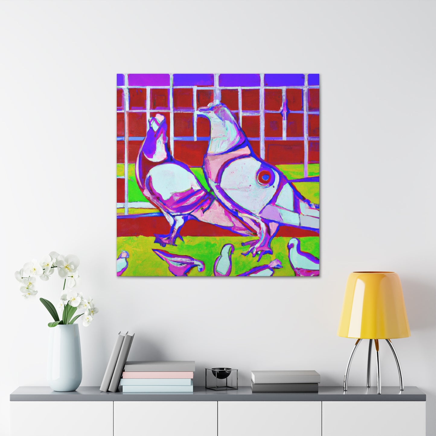 "Pigeon in the City" - Canvas