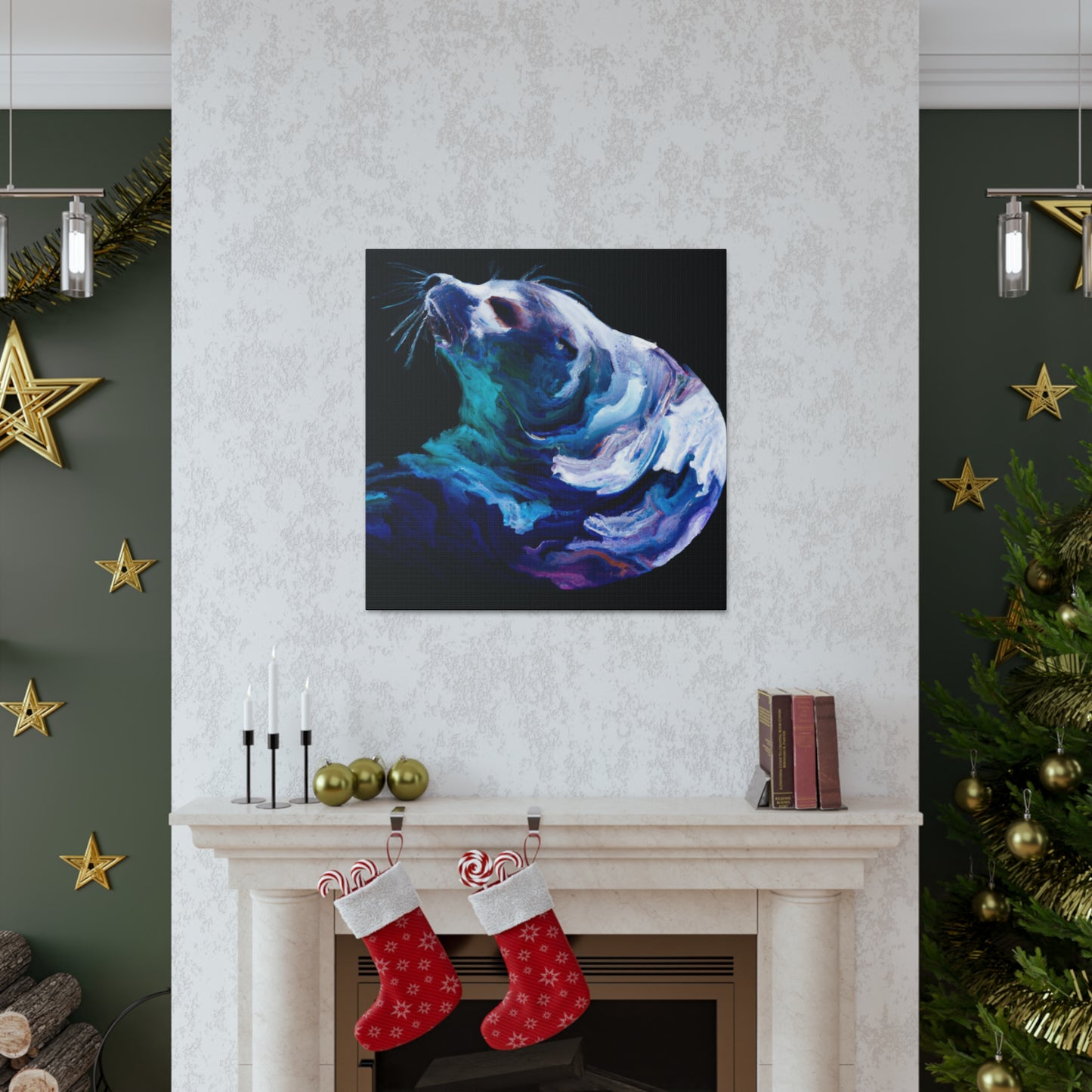 "Harp Seal Splendor" - Canvas