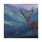 Deer in the Forest - Canvas