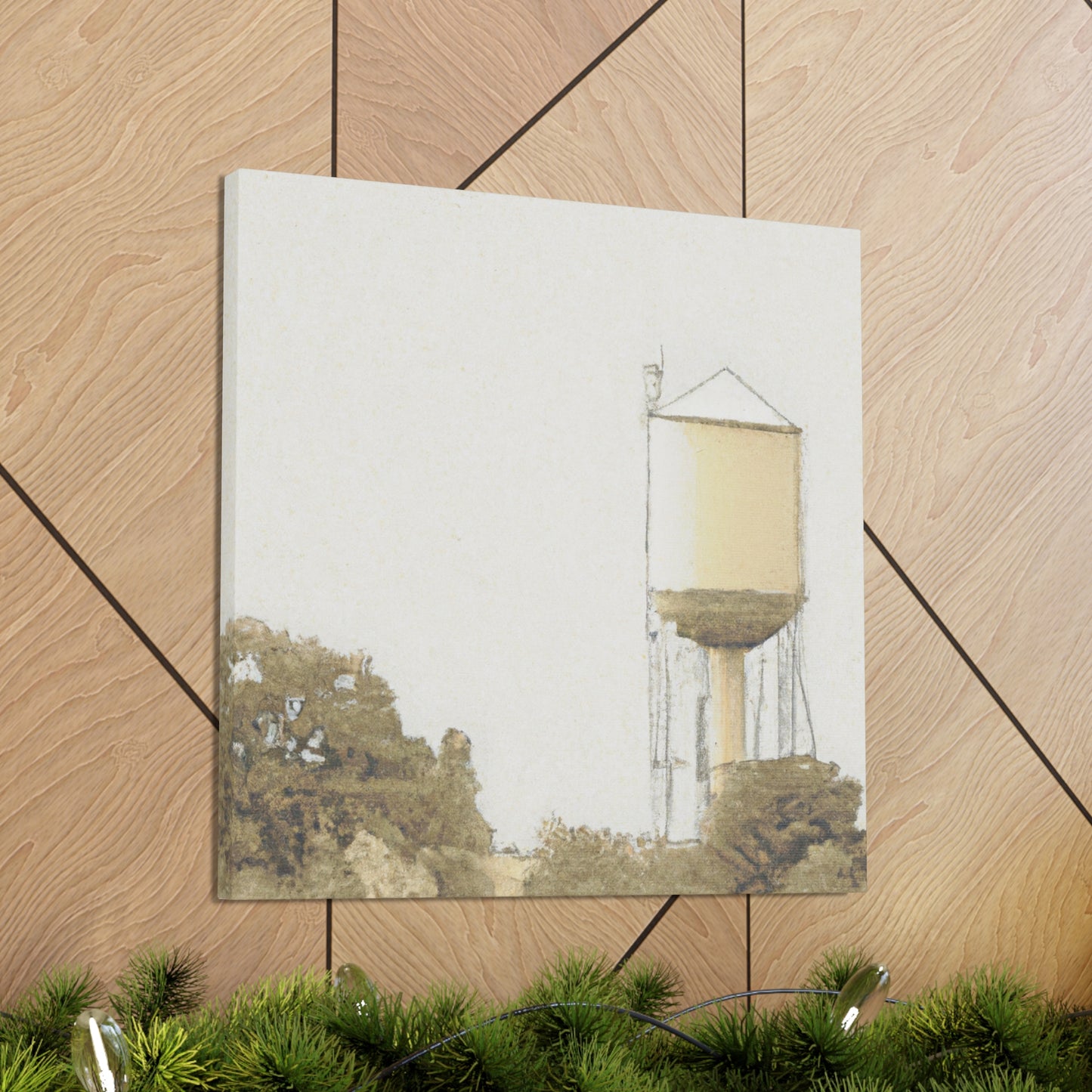 Water Tower Majestica - Canvas