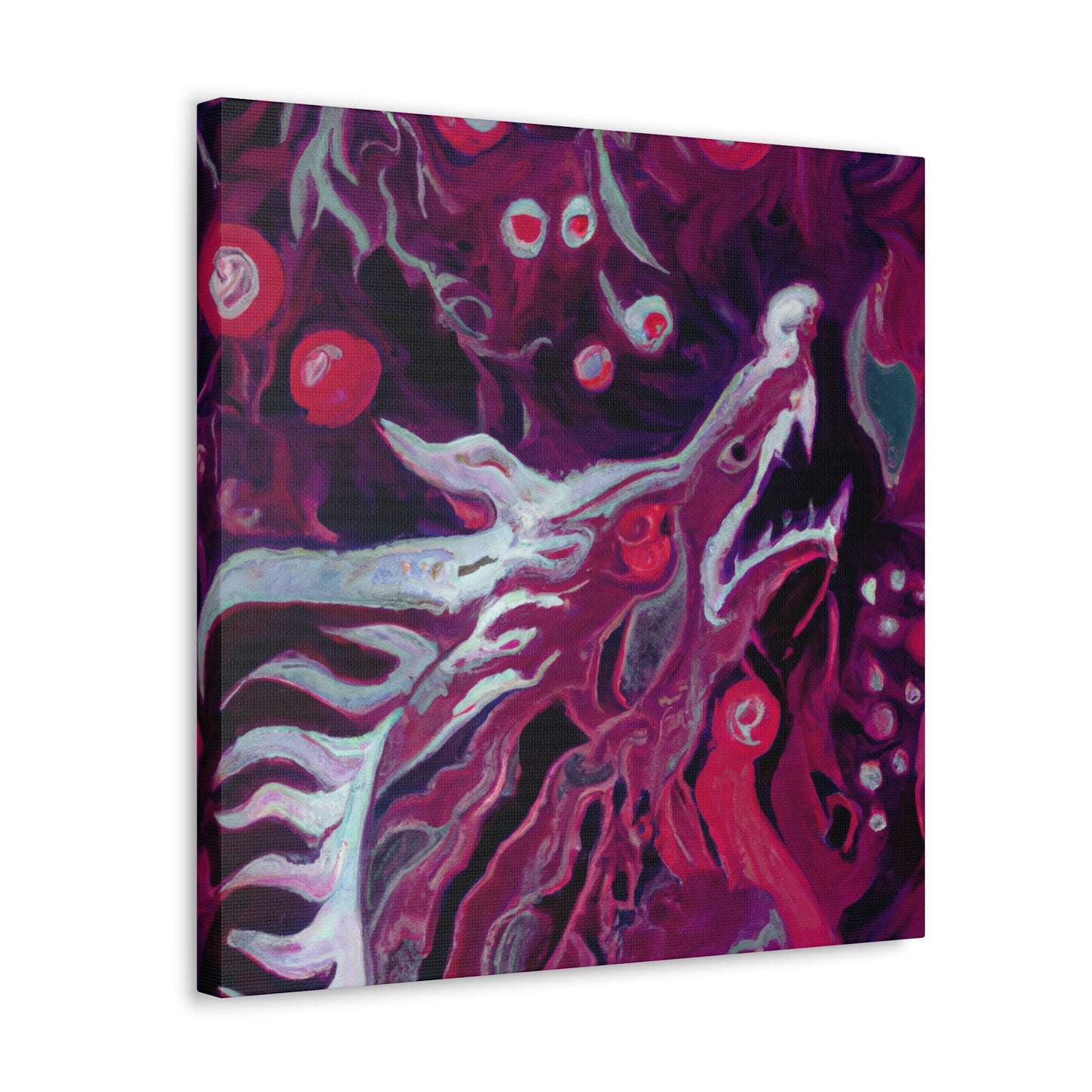 Dragon Fire Roar Fury - Canvas