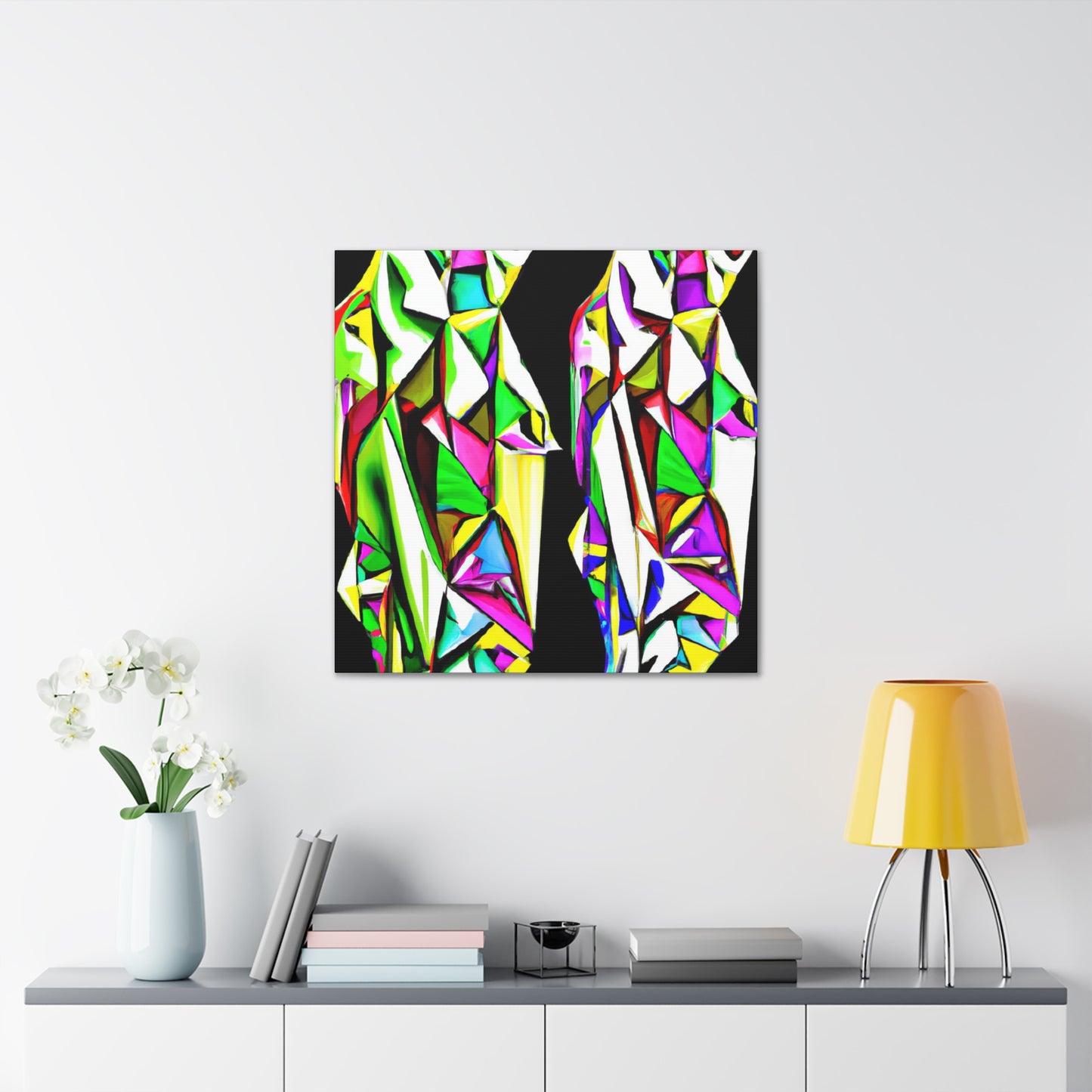 "Parakeets in Springtime" - Canvas