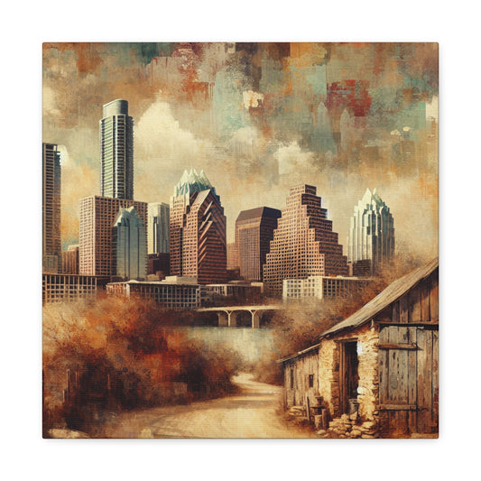 "Enchanting Hues of Austin" - Canvas