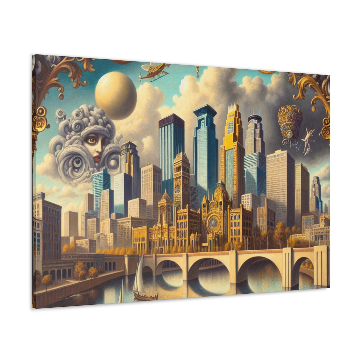 "Enigmatic Minneapolis Dreamscape" - Canvas