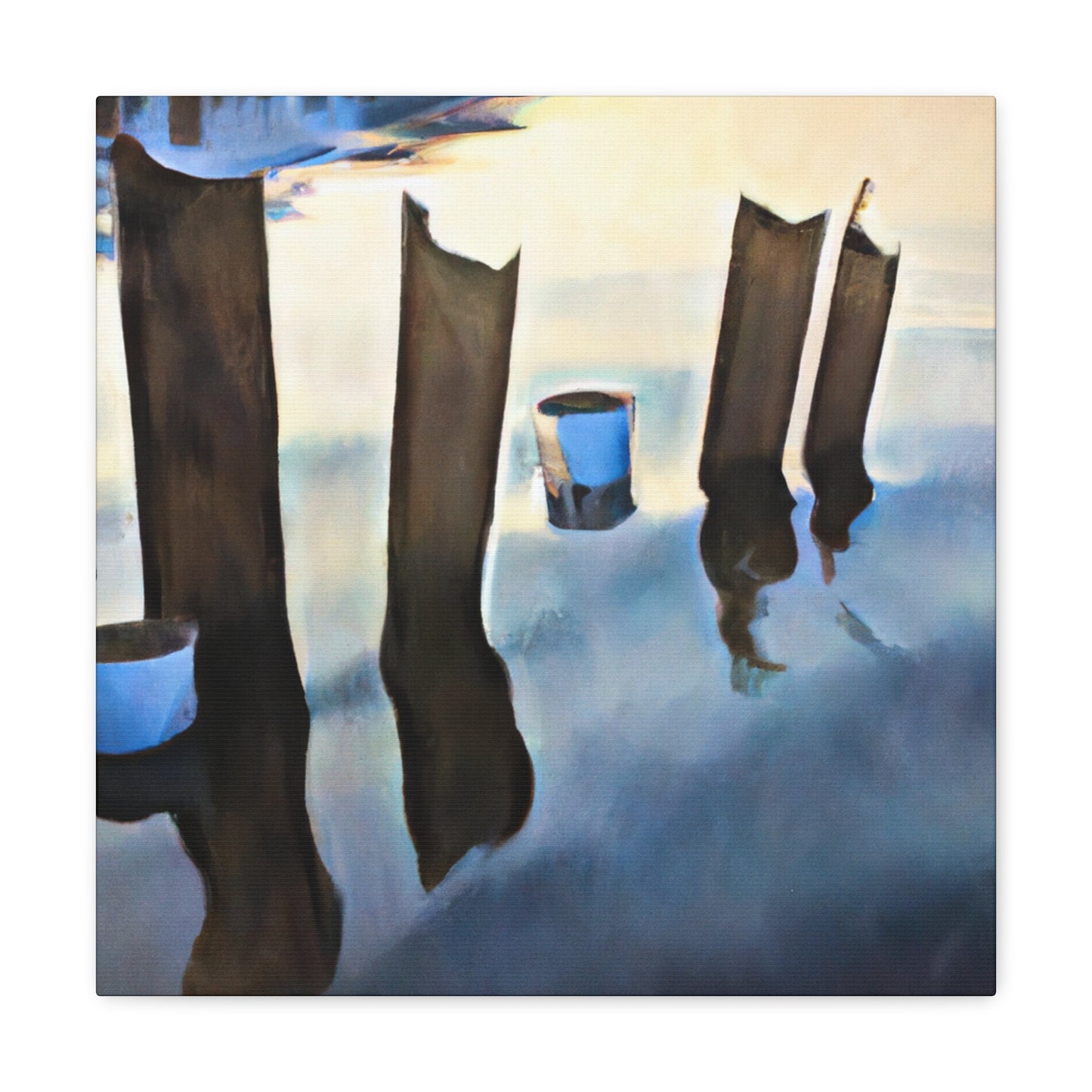 Seawall of Reflection - Canvas