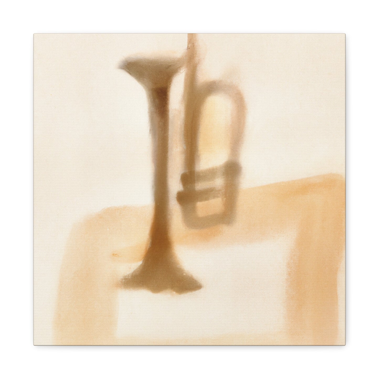 "Trumpet Calls Serenely". - Canvas