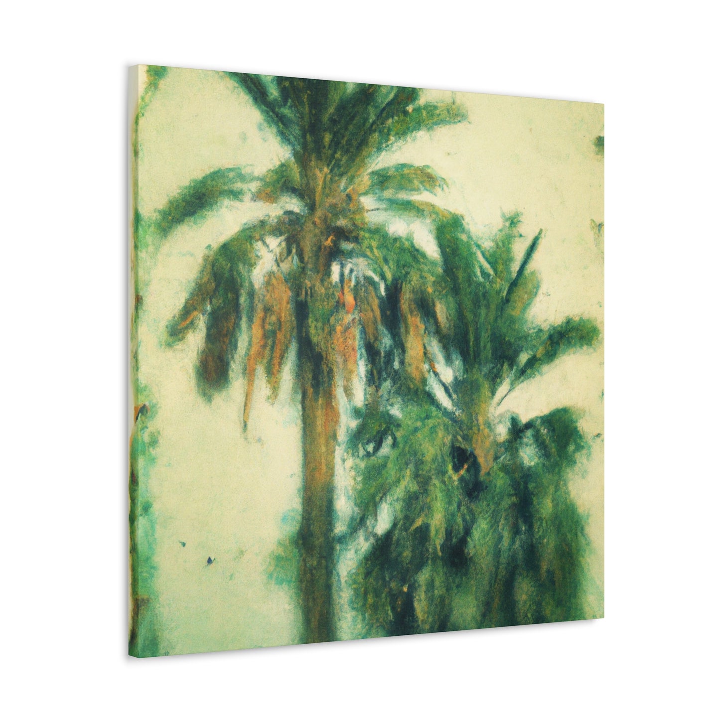 Palm Trees in Louvre - Canvas