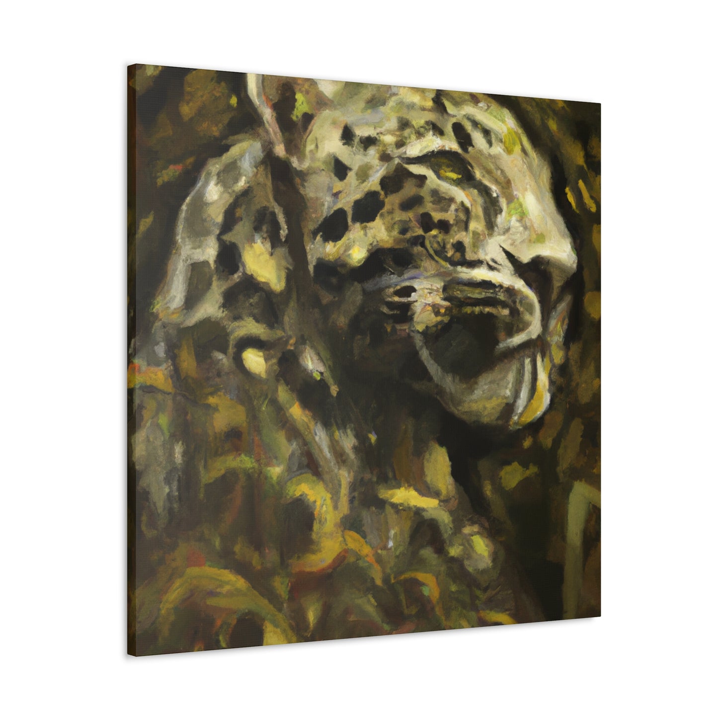 "Clouded Leopard Abstractions" - Canvas