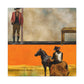 Cowboy on Fence Dream - Canvas