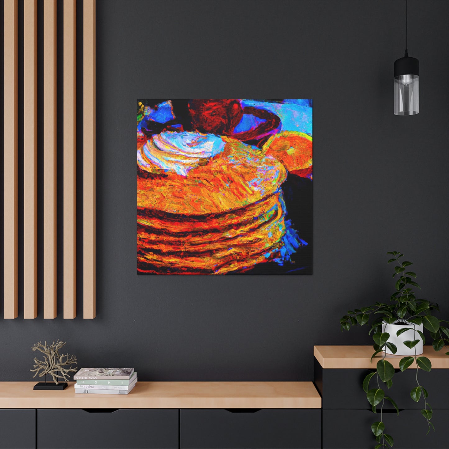 "Pancakes and Post-Impressionism" - Canvas