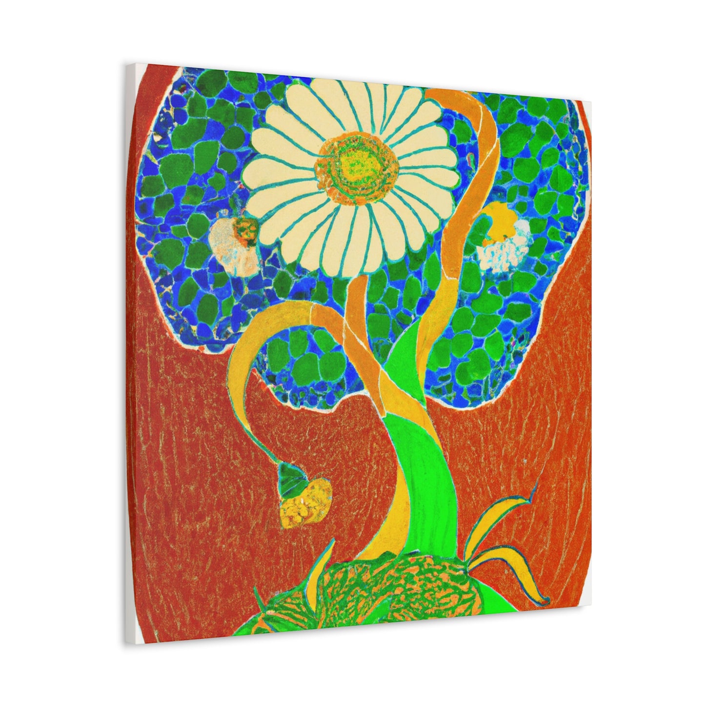 Daisy in Art Nouveau - Canvas