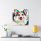 Welsh Corgi Reflection - Canvas