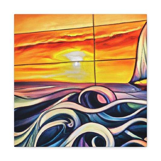 "Ocean Sunrise Splendor" - Canvas