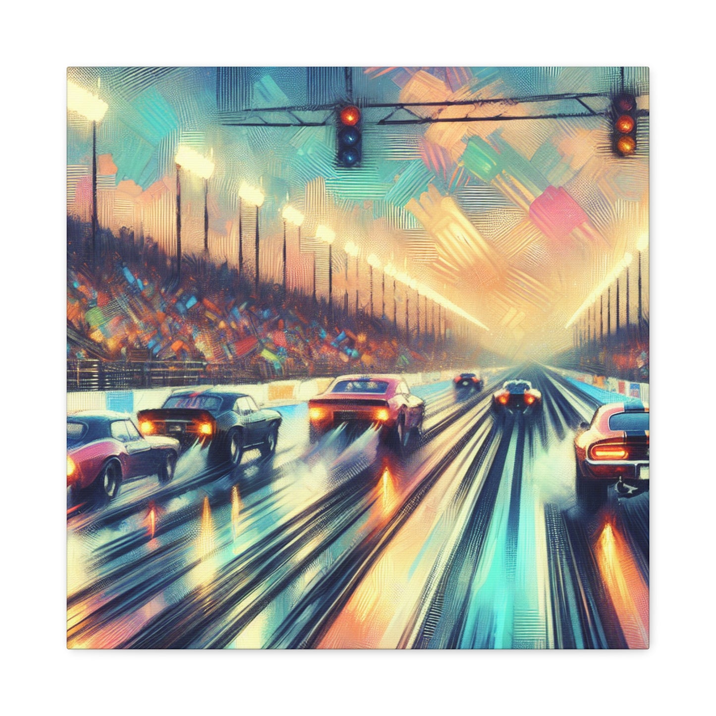 Roaring Thunder Speedway - Canvas