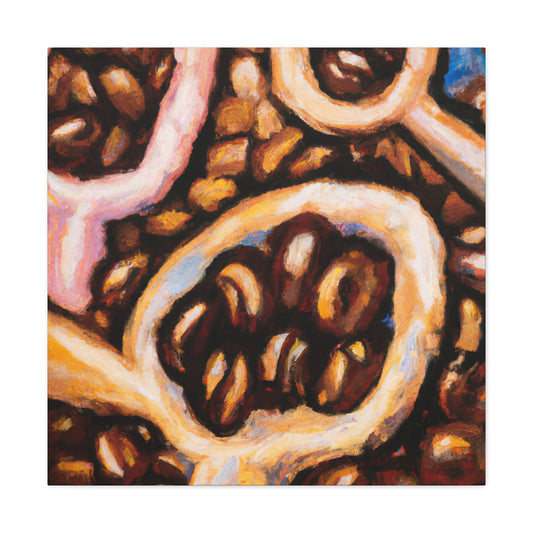 Coffee Beans Expressive - Canvas