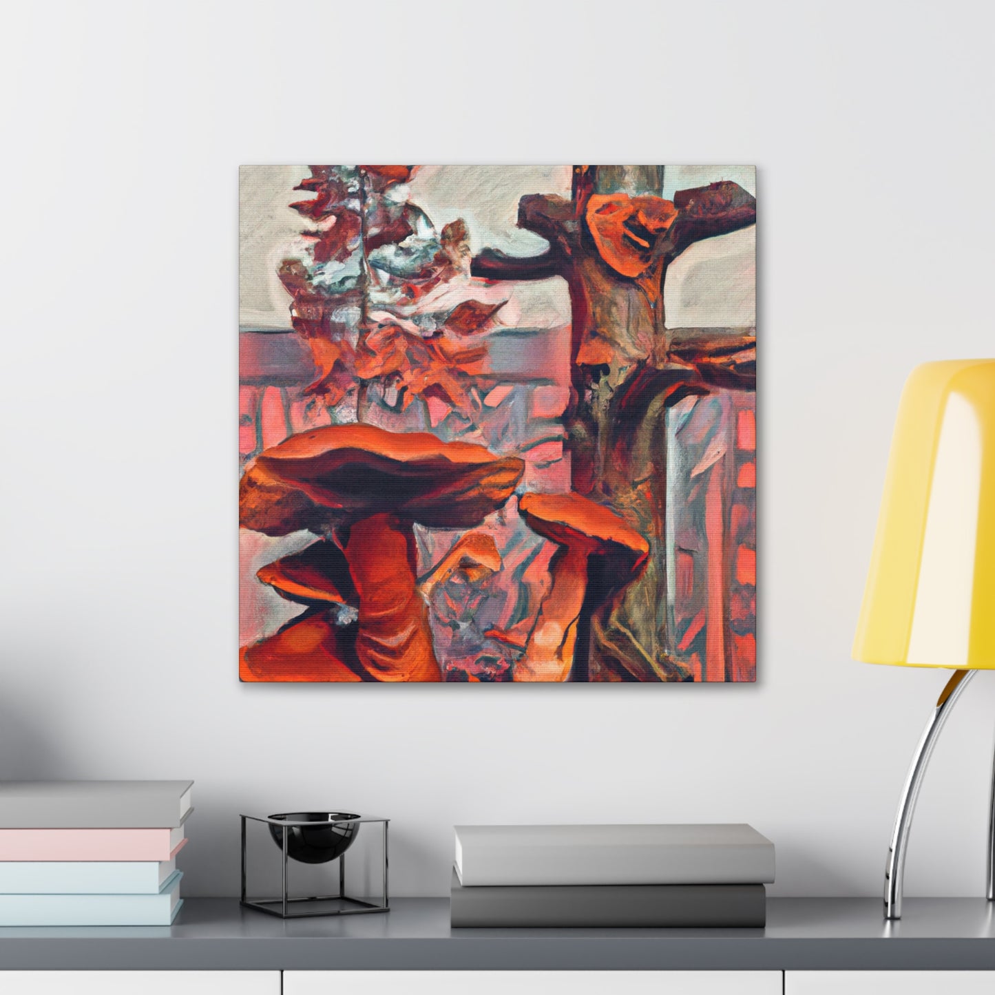 Reishi in Moonlight Glow - Canvas