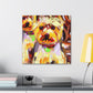 "Yorkshire Dog Grandeur" - Canvas