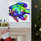 Rainbow Fish Reflection - Canvas