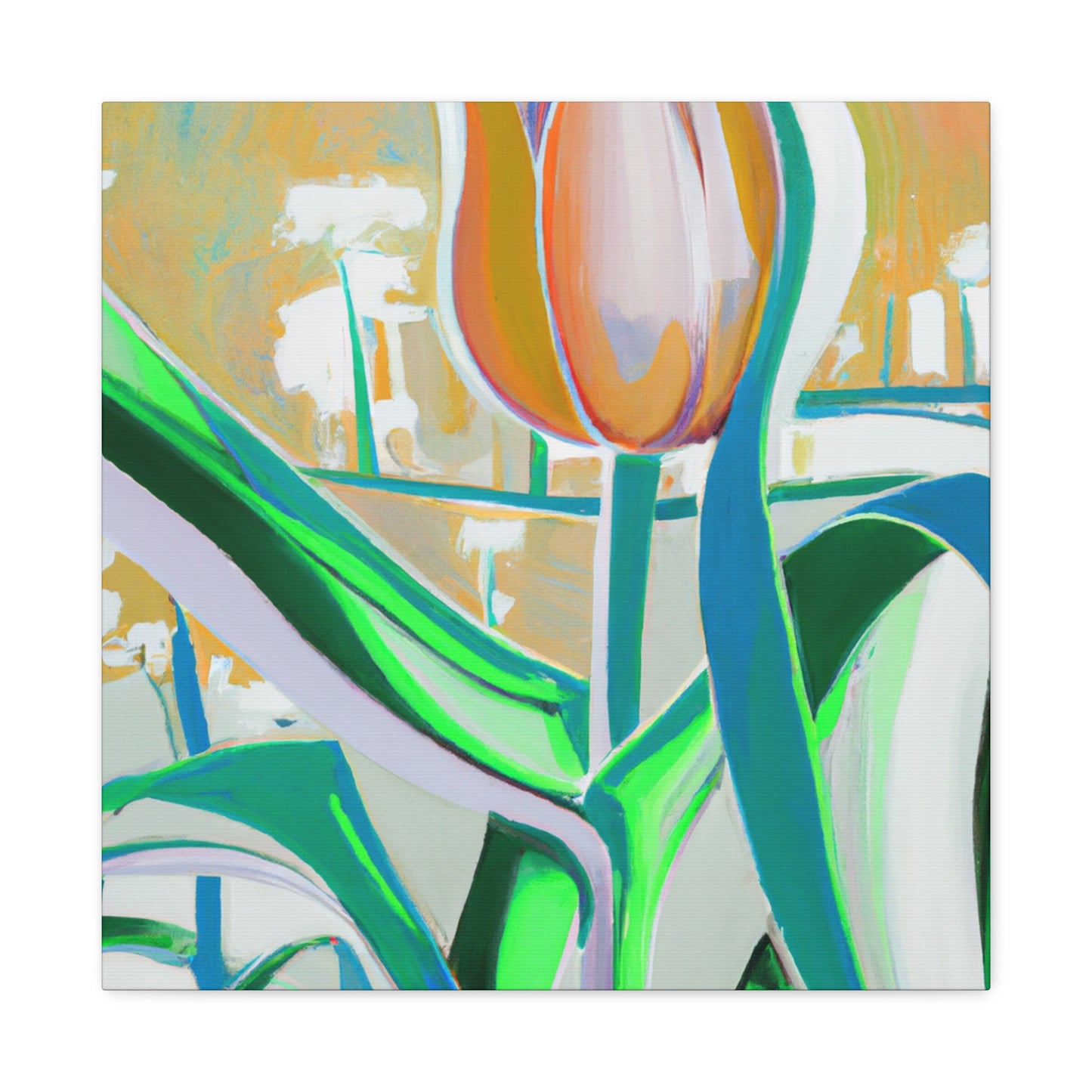 "Tulips of the 1940s" - Canvas