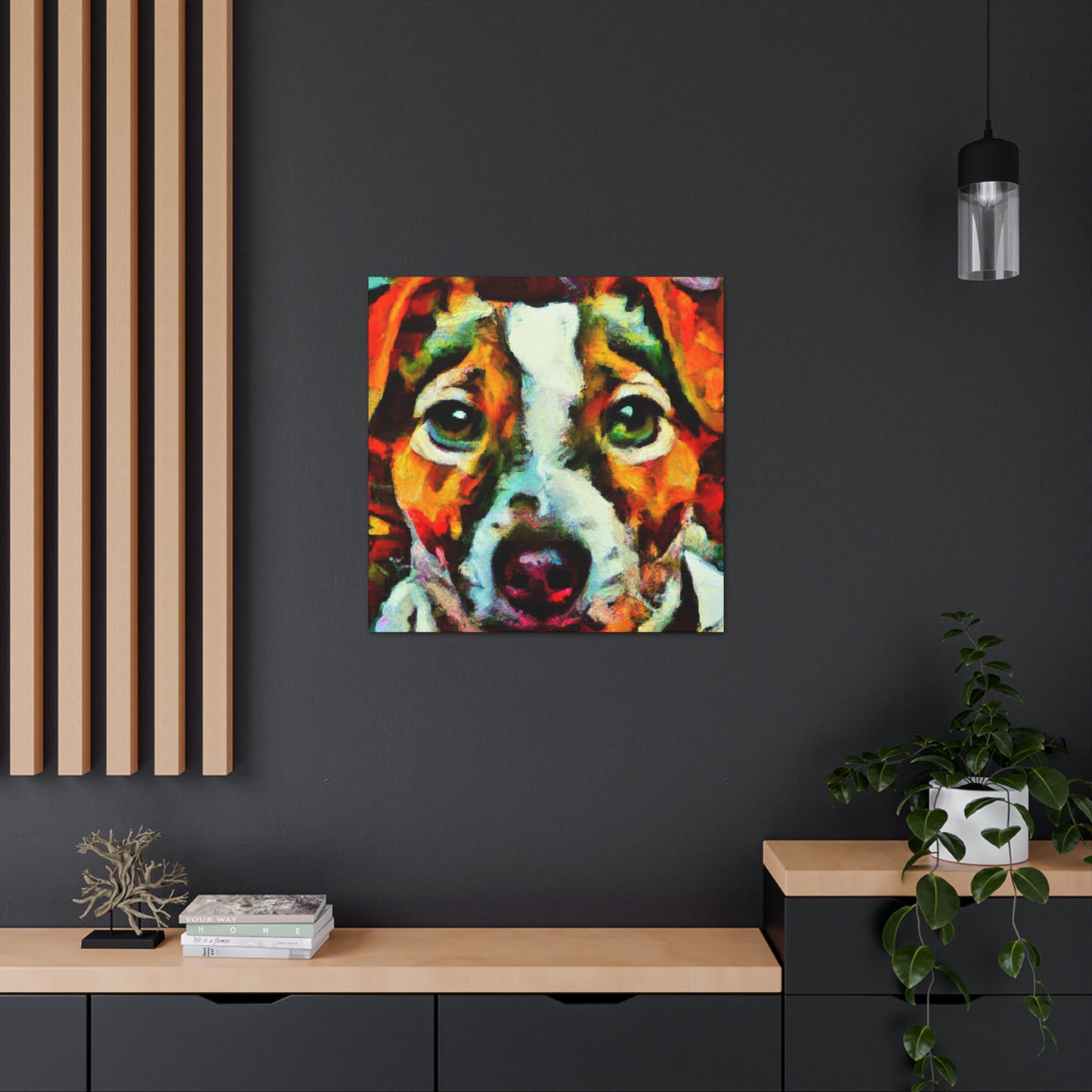 "Jack Russell Terrier Vista" - Canvas