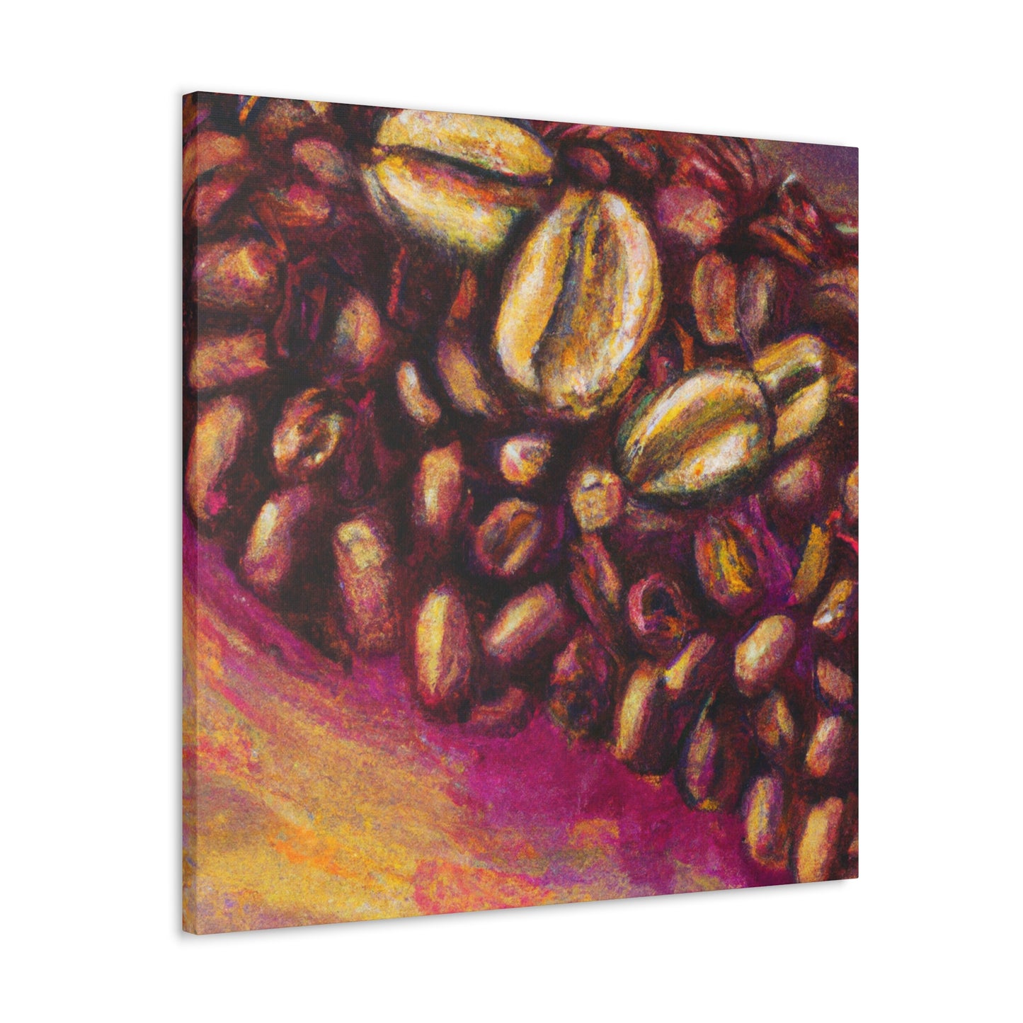 "Coffee's Colorful Aroma" - Canvas