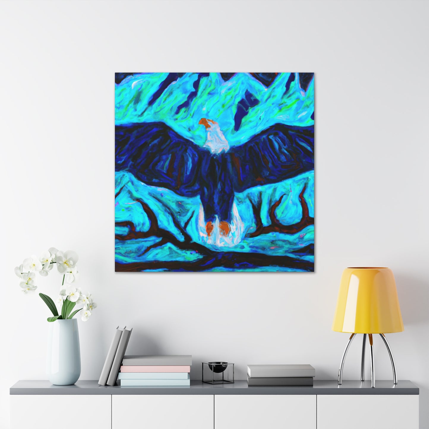 "Eagle Against the Sky" - Canvas