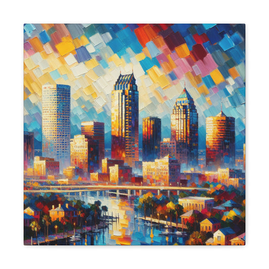 "Vibrant Tampa Colors" - Canvas