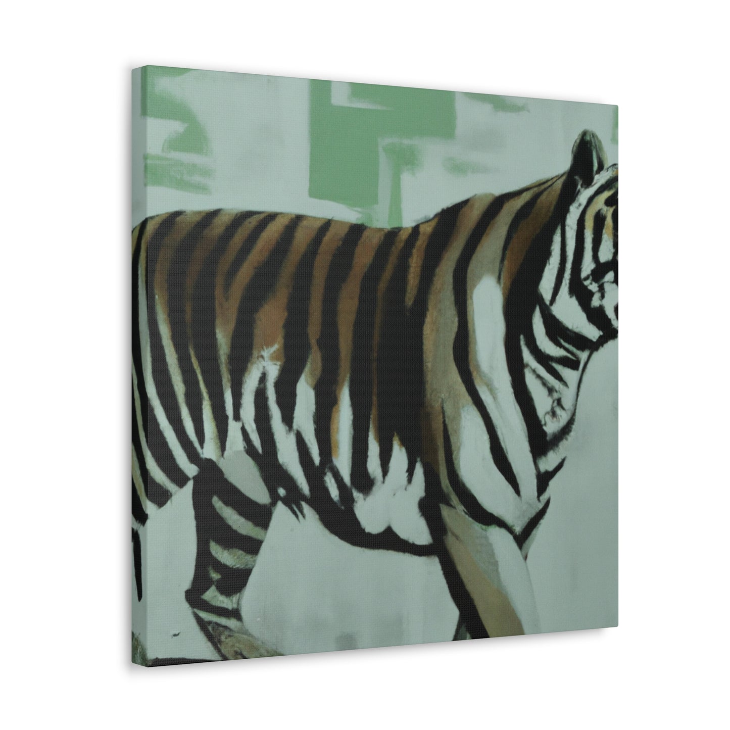 Bengal Tiger Roars - Canvas