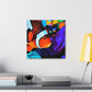 "Clownfish Swimming Gaily" - Canvas