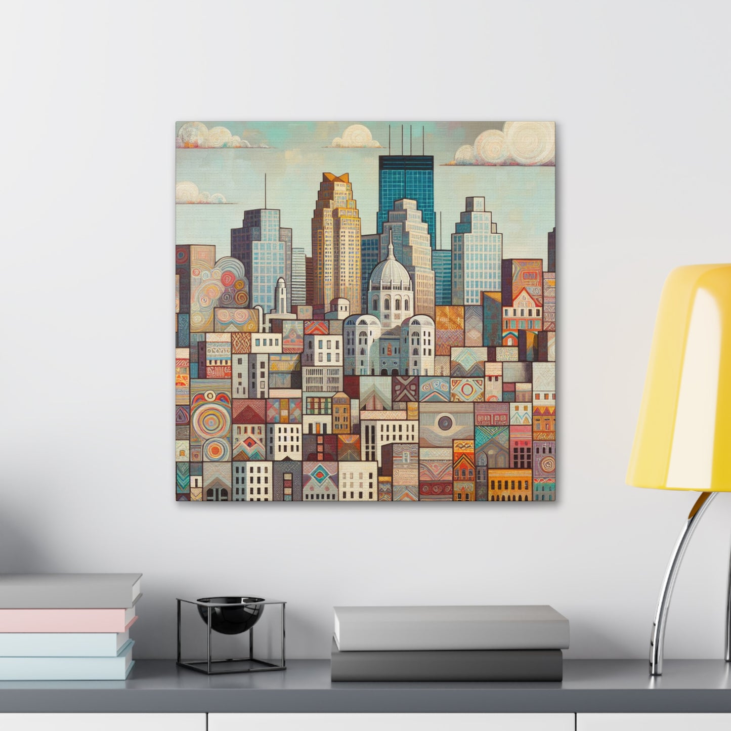 "Vibrant Minneapolis Melody" - Canvas