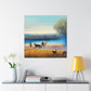 "Cattle Herding vista" - Canvas