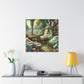 Whimsical Floral Enchantment - Canvas