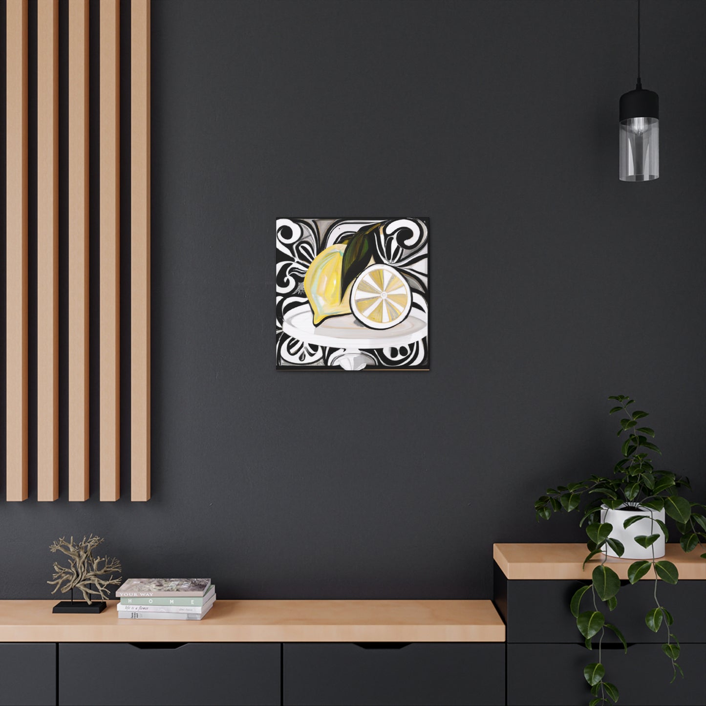 Lemon Floating Eden - Canvas