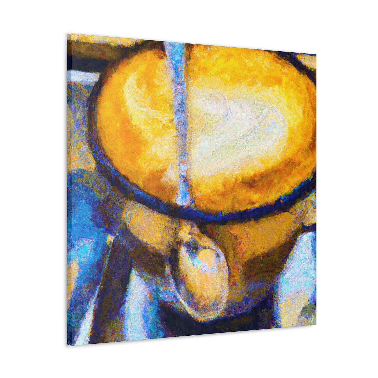 "Cappuccino Street Mural" - Canvas