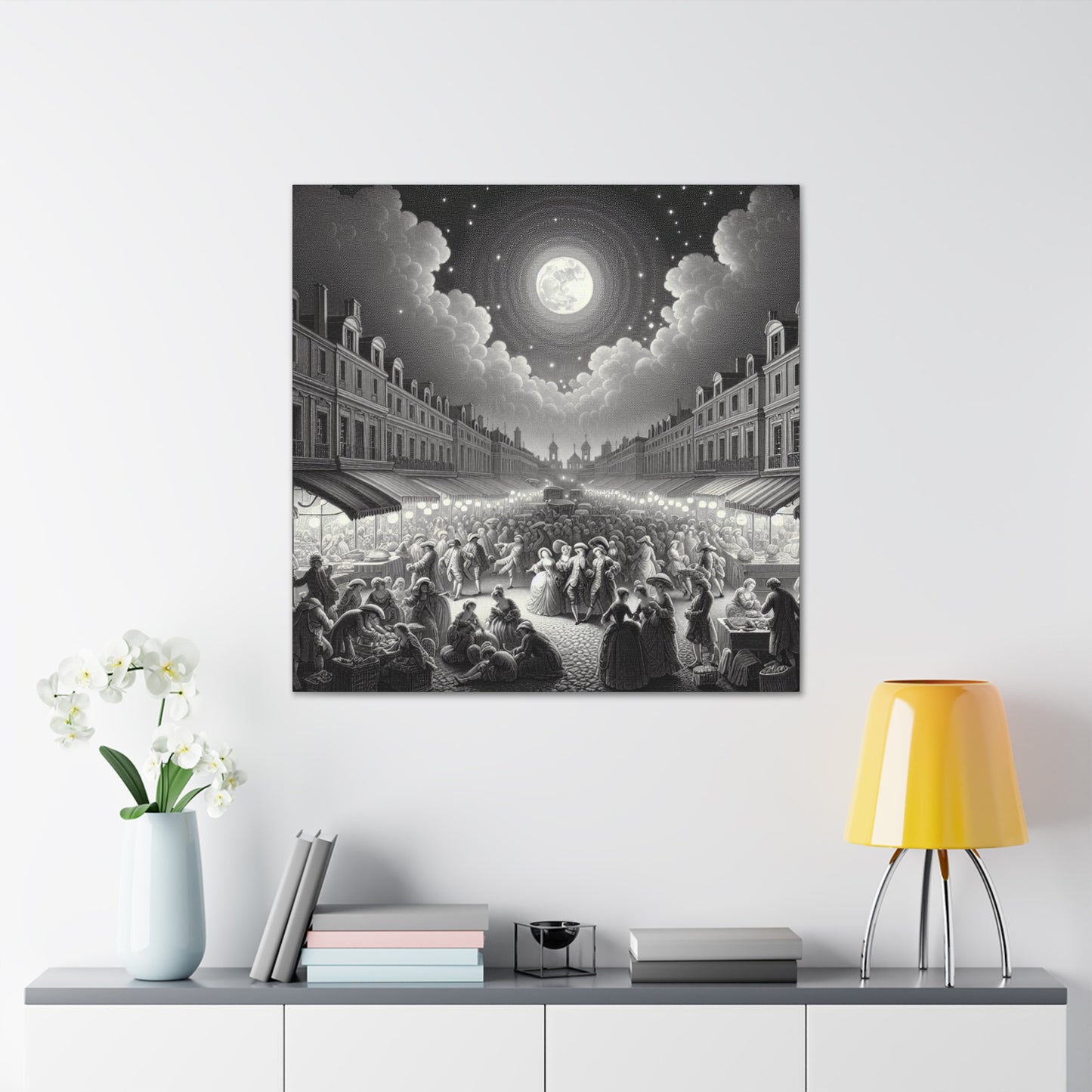 Midnight Masquerade Lights - Canvas