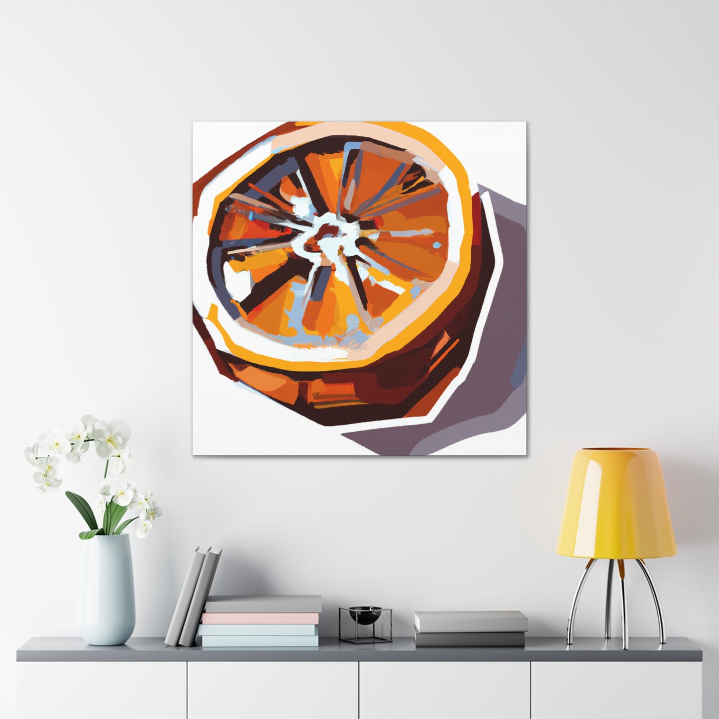 Orange Pop Vibes - Canvas