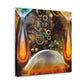 "Boozy Steampunk Bacchanal" - Canvas