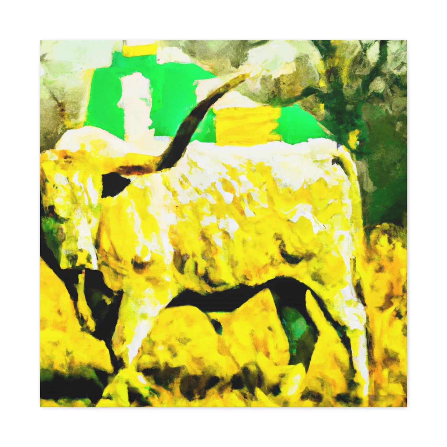 "Texas Longhorn Majesty" - Canvas